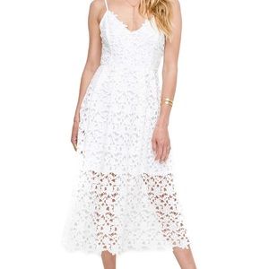 ASTR lace Midi dress